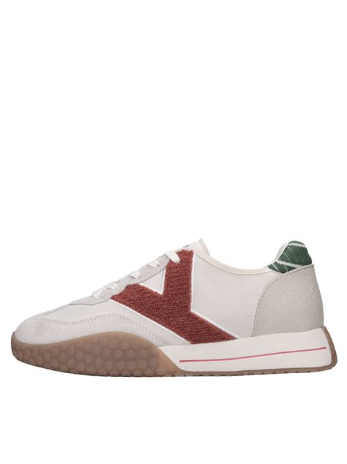 Sneakers in camoscio, tessuto e gomma KEH NOO | S00KM9777BEIGE-ROSSO-VERDE